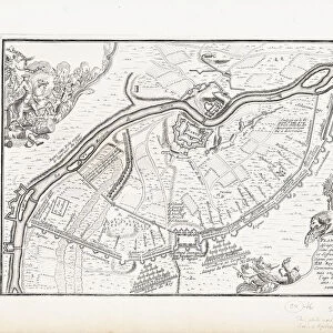 Map of Narva in 1700. Artist: Mortier, Pieter (1661-1711)