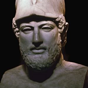 Marble bust of the Athenian statesman Pericles, 5th century BC