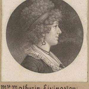 Margaret Lewis Livingston, 1796-1798. Creator: Charles Balthazar Julien Fé