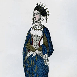 Margaret of Provence, queen consort of Louis IX of France, 13th century (1882-1884)