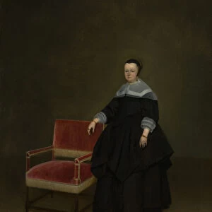 Margaretha van Haexbergen (1614-1676), ca. 1666-67. Creator: Gerard Terborch II