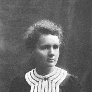 Marie Curie, Polish-born French physicist, 1910
