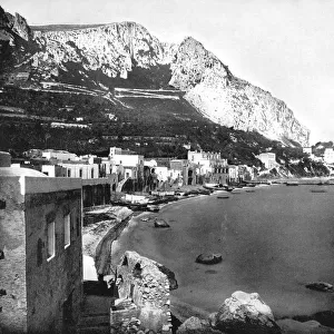The Marina, Capri, Italy, 1893. Artist: John L Stoddard