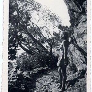 Marina Tsvetaeva in the mountains, 1930s