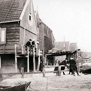 Marken Island, Netherlands, 1898. Artist: James Batkin