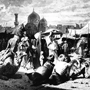 Market at Dessouk, Egypt, 1880
