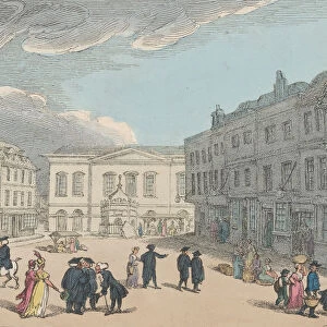 Market Place at Cambridge, November 15, 1801. November 15, 1801