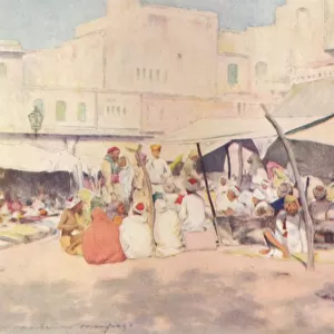 In the Market-place, Jeypore, 1905. Artist: Mortimer Luddington Menpes
