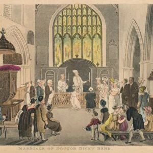 Marriage of Doctor Dicky Bend, 1820. Artist: Thomas Rowlandson