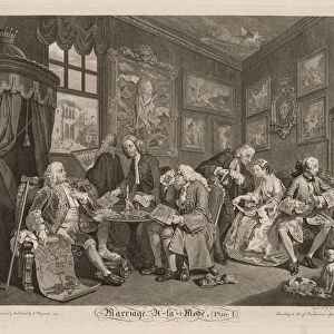 Marriage a la Mode, 1745. Creator: William Hogarth (British, 1697-1764)