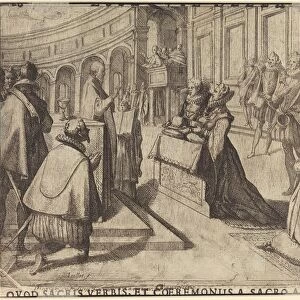 Marriage of Margaret of Austria and Philip III [verso], 1612. Creator: Jacques Callot
