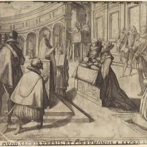 Marriage of Margaret of Austria and Philip III [verso], 1612. Creator: Jacques Callot