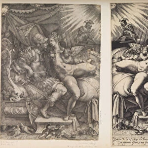 Mars and Venus, 1543. Creator: Enea Vico