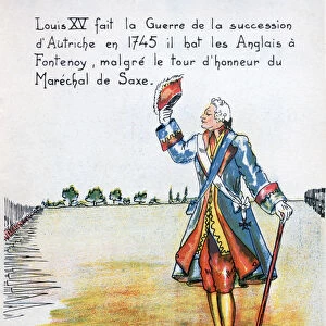 Marshal Maurice de Saxe, Battle of Fontenoy, 11 May 1745 (20th century)