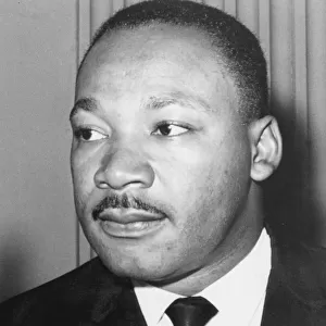 Martin Luther King Jnr, American black civil rights campaigner, c1968