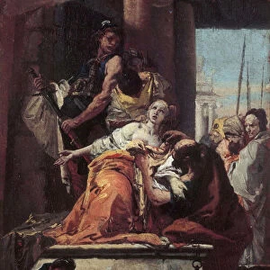 The Martyrdom of Saint Agatha, ca 1734. Creator: Tiepolo, Giambattista (1696-1770)