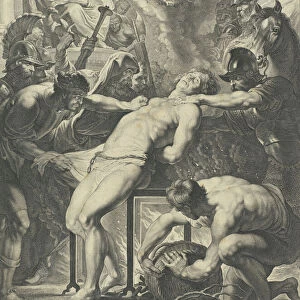 Martyrdom of Saint Lawrence, 1621. Creator: Lucas Vorsterman