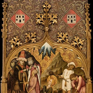 The Martyrdom of Saint Lucy, c. 1440. Artist: Martorell, Bernat, the Elder (1390-1452)