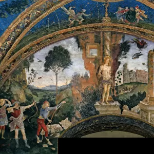 The Martyrdom of Saint Sebastian, 1492-1495. Creator: Pinturicchio, Bernardino (1454-1513)