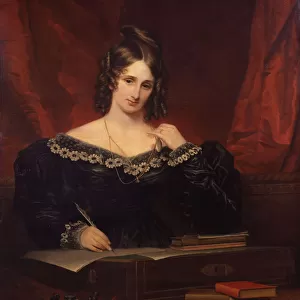 Mary Shelley, 1831. Artist: Stump, Samuel John (1778-1863)