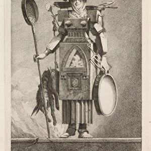 Mascarade a la Grecque: La Vivandiere a la Grecque (Plate 2), 1771