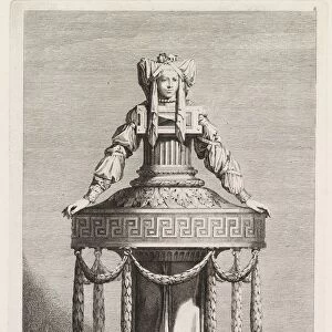 Mascarade a la Grecque: Sacerdotesse a la Grecque (Plate 8), 1771. Creator