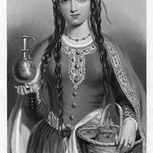 Matilda of Scotland, Queen of Henry I, (c1850s). Artist: WH Mote