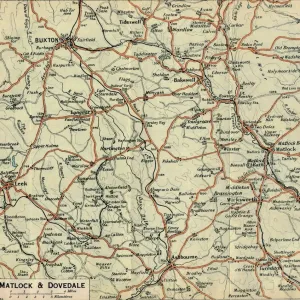 Matlock & Dovedale, c20th Century. Artist: John Bartholomew Matlock & Dovedale, c20th Century. Artist: John Bartholomew