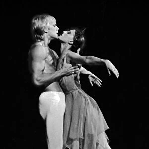Maya Plisetskaya and Alexander Godunov in the Ballet The Death of the Rose by Gustav Mahler, 1974