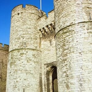 Medieval City Walls, Westgate Towers, Canterbury, Kent, 20th century. Artist: CM Dixon