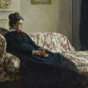 Meditation. Madame Monet au canape, c. 1871
