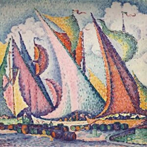 Mediterranean Sailing Boats, 1923. Artist: Paul Signac