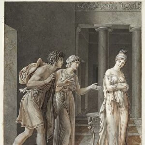 The Meeting of Orestes and Hermione, c. 1800. Creator: Anne-Louis Girodet de Roucy-Trioson (French