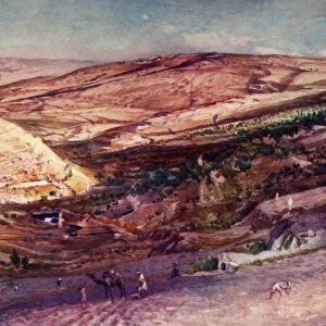 Meeting of the Valleys of Hinnom and Jehoshaphat, from the Eastern Walls of Zion, 1902