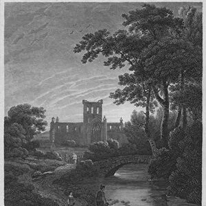 Melrose Abbey, Roxburghshire, 1814. Artist: John Greig