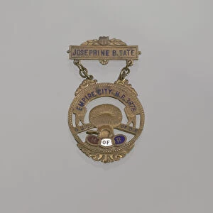 Member badge for the House of Ruth belonging to Josephine B. Tate, 20th century