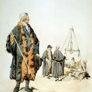 Member of a London Wardmote Inquest in official dress, 1808. Artist: William Henry Pyne