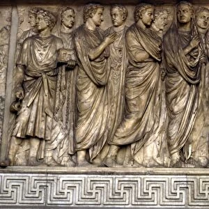 Members of Augustan family, Ara Pacis, Altar of Peace, Rome, 13 BC