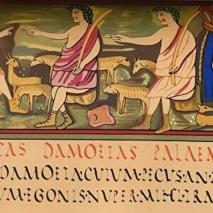 Menalcas, Damoetas and Palaemon, 5th century, (1849). Creator: Walter