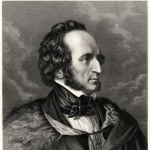 Mendelssohn, 19th century. Artist: C Cook