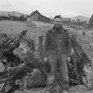 Mennonite farmer, formerly wheat farmer in Kansas... Boundary County, Idaho, 1939. Creator: Dorothea Lange