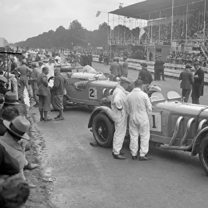 Mercedes-Benz SSKs of Malcolm Campbell and Earl Howe, Irish Grand Prix, Phoenix Park, Dublin, 1930