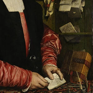The Merchant Georg Gisze (Detail), 1532. Artist: Holbein, Hans, the Younger (1497-1543)