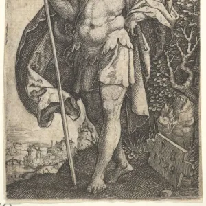 Mercury from The Gods Who Preside Over the Planets, 1528. Creator: Master I. B