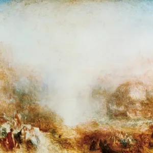 Mercury Sent to Admonish Aeneas, 1850. Artist: JMW Turner