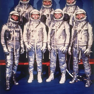 The Mercury Seven astronauts, 1959
