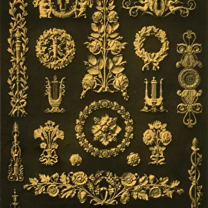 Metal ornaments, Germany, 19th century, (1898). Creator: Unknown