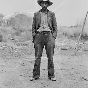 Mexican field worker, father of six, Imperial Valley, Riverside County, California, 1935. Creator: Dorothea Lange