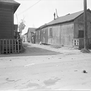 Mexican quarter of Los Angeles, one quarter mile from City Hall, California, 1936. Creator: Dorothea Lange