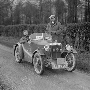 MG M Type, officials car at the MG Car Club Trial, 1931. Artist: Bill Brunell